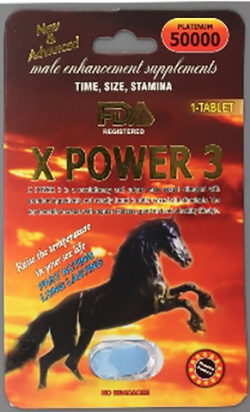 Picture of X Power 3 Tablets packaging