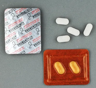 100% health food for men tablets pill packet front and back view