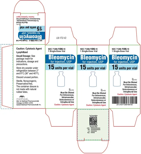Picture of Bleomycin for Injection USP 15 units per vial - carton