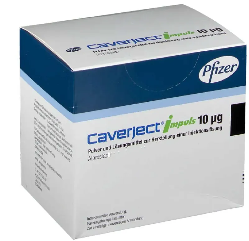 Picture of CAVERJECT IMPULS alprostadil 10mcg injection pack of 10 - carton