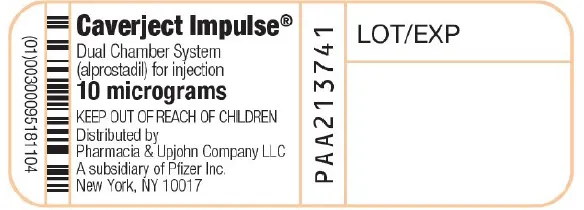 Picture of CAVERJECT IMPULSE 10mcg VIAL