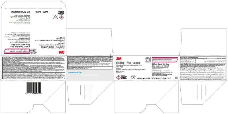 Picture of SOLUPREP chlorhexidine gluconate and isopropyl alcohol wipe - carton