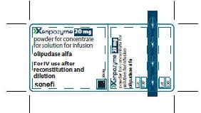 Picture of XENPOZYME olipudase alfa 20mg powder for concentrate for solution for infusion - vial