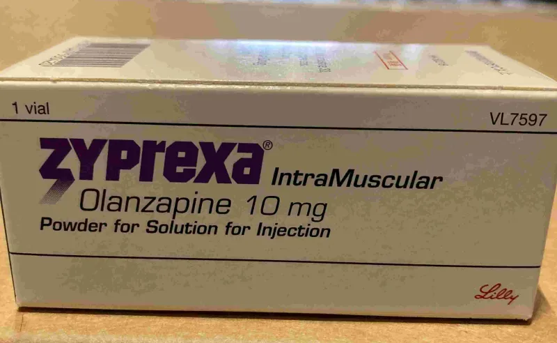 Picture of ZYPREXA Olanzapine 10mg vial carton 1