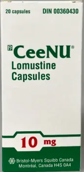 Picture of CEENU lomustine capsules 10mg - carton