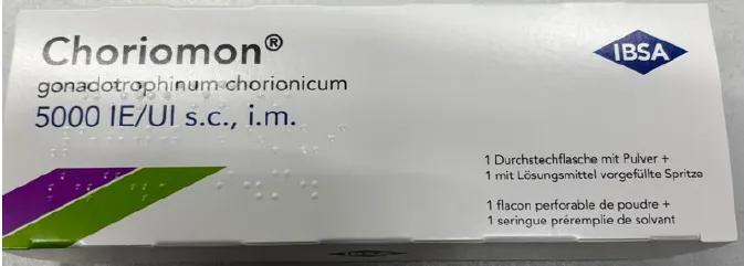 Picture of CHORIOMON 5000 I.E gonadotropinum chorionicum (hCG, human chorionic gonadotropin) freeze-dried powder and solvent for the preparation of the solution for injection