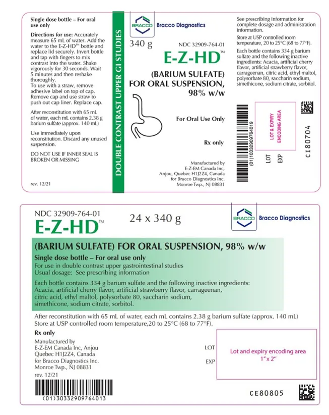 Picture of E-Z-HD barium sulfate Powder for oral suspension