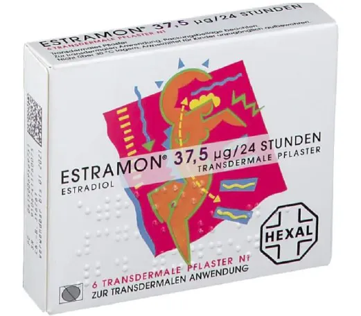 Picture of Estramon estradiol 37.5 microgram patch carton
