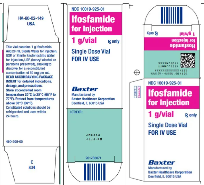 Picture of ​IFOSFAMIDE FOR INJECTION 1g powder for injection vial - carton