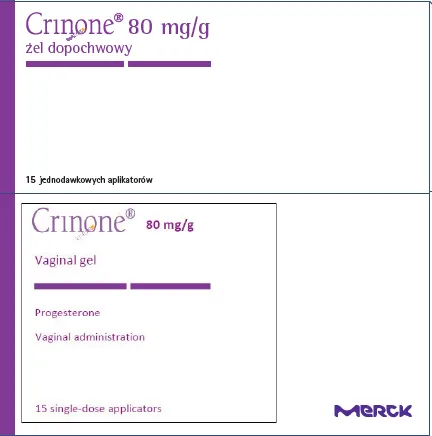 Picture of Crinone 80mg/g progesterone gel (Poland)