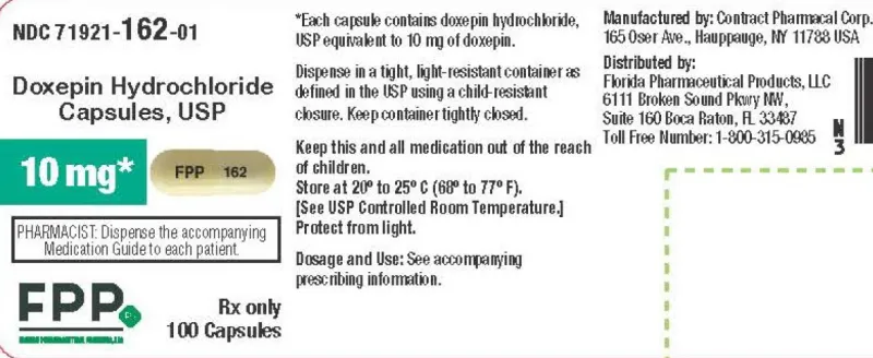 Picture of Doxepin hydrochloride, USP 10mg capsules (FPP)