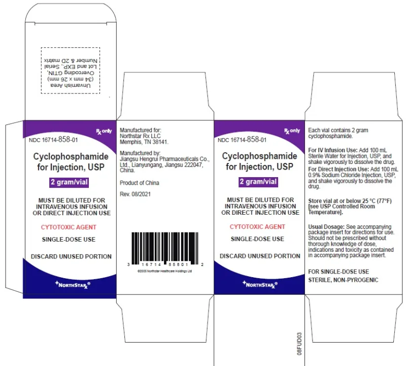 Picture of Cyclophosphamide 2g carton label
