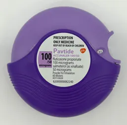 Image 4 in table of Flixotide and Pavtide Accuhalers