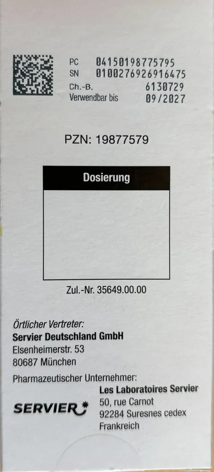 Picture of NATRILIX SR indapamide 1.5mg sustained release tablets carton back