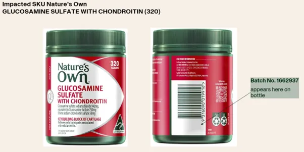 Image of Nature’s Own Glucosamine Sulfate with Chondroitin