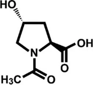 Molecular structure of oxaceprol