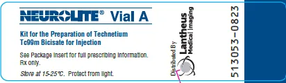 Picture of Neurolite kit for the preparation of technetium tc99m for injection usa - vial label a