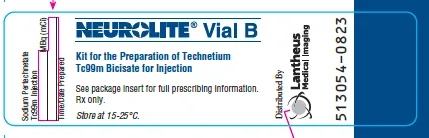 Picture of Neurolite kit for the preparation of technetium tc99m for injection usa - vial label b