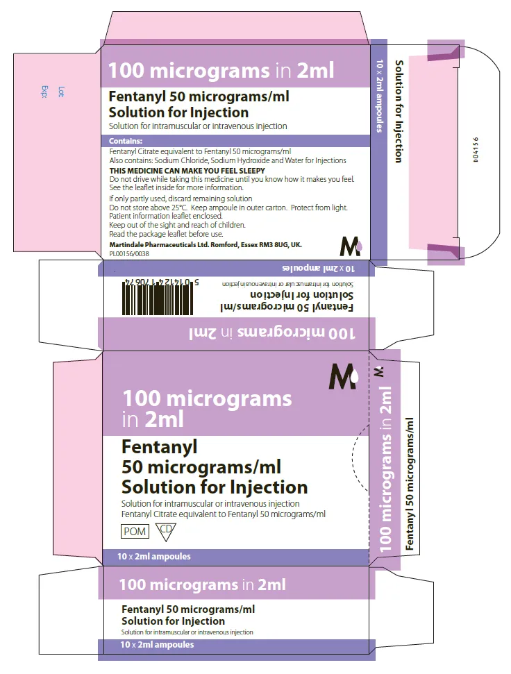 (Approval lapsed 4/10/19) Fentanyl 50 micrograms/mL Solution for ...