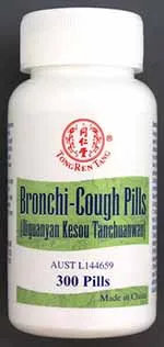 A bottle of Bronchi-cough Pills