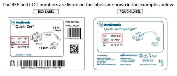 recall instructions to check Medtronic MiniMed infusion sets