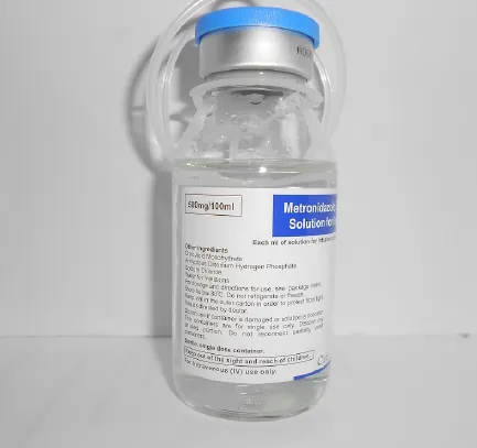 Metronidazole 5mg ml solution for infusion 500mg 100ml vial