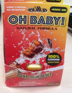 Packaging for Oh! Baby capsules