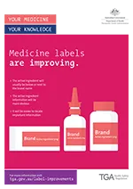 Your medicine, your knowledge - Medicine labels are improving