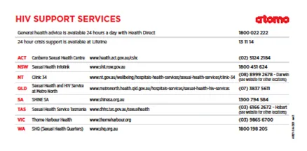 HIV support services