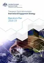 cover of TGA international engagement strategy: operations plan 2018-19