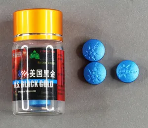 US Black Gold bottle and tablets