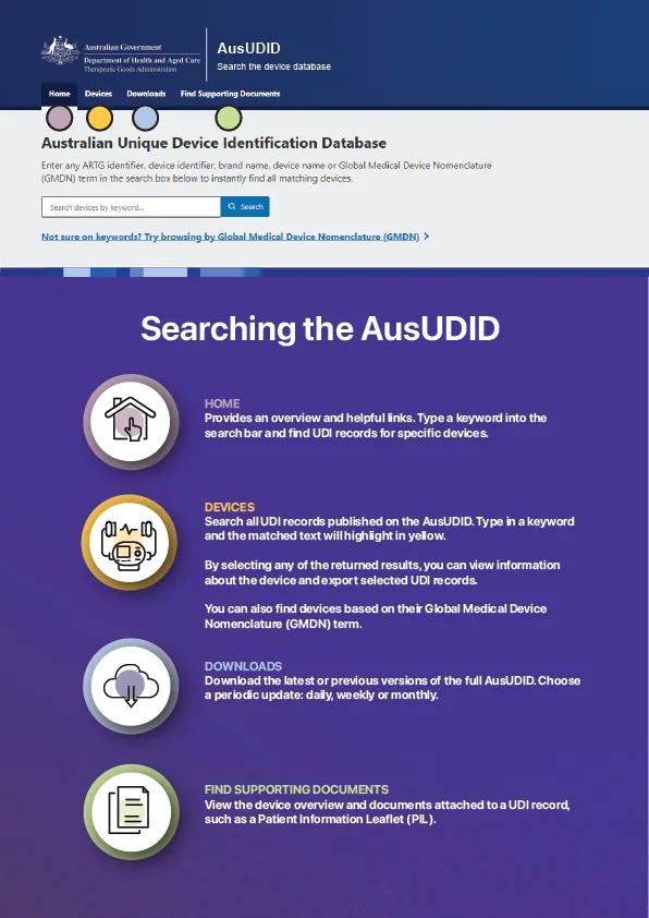 Australian UDI Database
