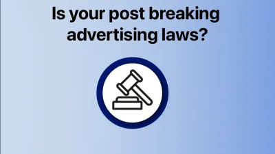 Is your post breaking advertising laws