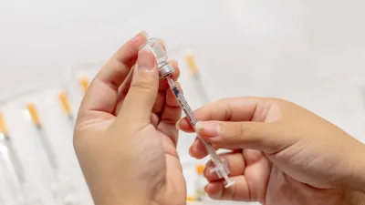 person using peptides