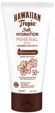 Image of Hawaiian Tropic Mineral Zinc Sunscreen Lotion SPF 50+