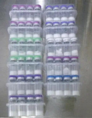 Image of an unapproved peptide product