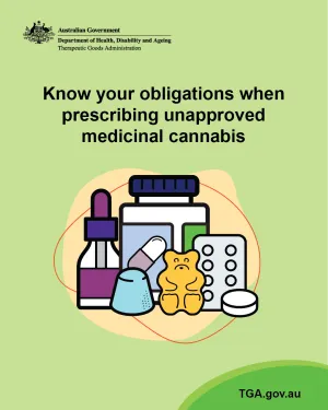 Know your obligations when prescribing unapproved medicinal cannabis